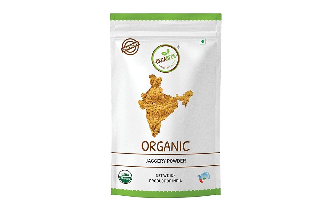 Orgabite Organic Jaggery Powder    Pack  1 kilogram